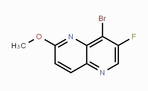 CAS No. 724788-70-9, 8-Bromo-7-fluoro-2-methoxy-1,5-naphthyridine