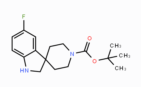 CAS No. 167484-91-5, tert-Butyl 5-fluorospiro[indoline-3,4'-piperidine]-1'-carboxylate