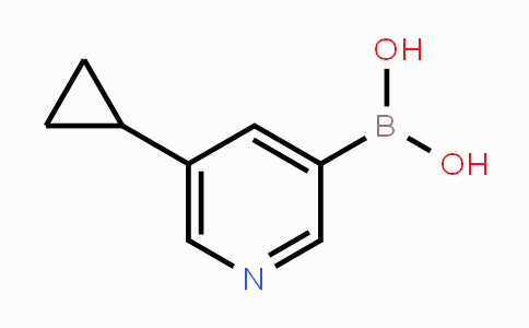 CAS No. 1044210-58-3, 5-Cyclopropylpyridin-3-ylboronic acid