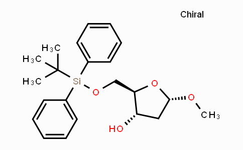 CAS No. 130144-86-4, (2R,3S,5S)-2-(((tert-Butyldiphenylsilyl)oxy)-methyl)-5-methoxytetrahydrofuran-3-ol