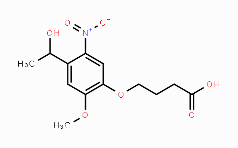 CAS No. 175281-76-2, 4-(4-(1-Hydroxyethyl)-2-methoxy-5-nitrophenoxy)butanoic acid