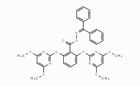 CAS No. 168088-61-7, Benzophenone O-(2,6-bis((4,6-dimethoxypyrimidin-2-yl)oxy)benzoyl) oxime