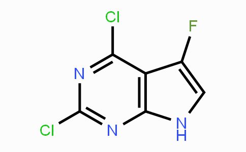 CAS No. 1053228-29-7, 2,4-Dichloro-5-fluoro-7H-pyrrolo[2,3-d]pyrimidine