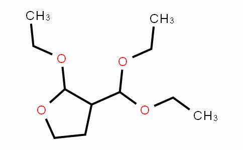 CAS No. 177940-20-4, 3-(Diethoxymethyl)-2-ethoxytetrahydrofuran