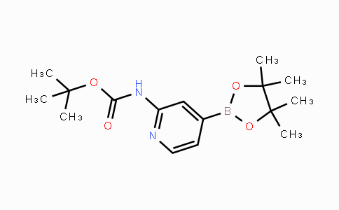 CAS No. 1095708-32-9, tert-Butyl (4-(4,4,5,5-tetramethyl-1,3,2-dioxaborolan-2-yl)pyridin-2-yl)carbamate