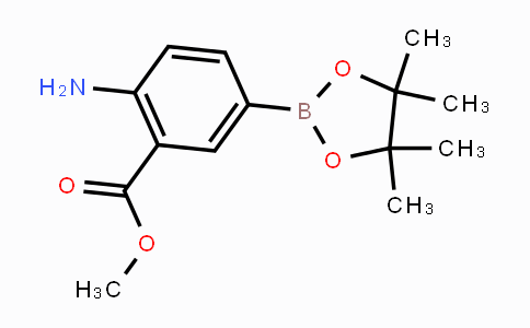 CAS No. 363185-87-9, Methyl 2-amino-5-(4,4,5,5-tetramethyl-1,3,2-dioxaborolan-2-yl)benzoate