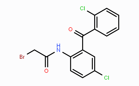 CAS No. 5504-92-7, 2-Bromo-N-(4-chloro-2-(2-chlorobenzoyl)-phenyl)acetamide