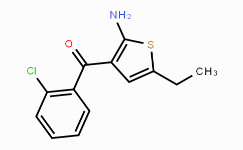 CAS No. 50508-60-6, (2-Amino-5-ethylthiophen-3-yl)-(2-chlorophenyl)methanone