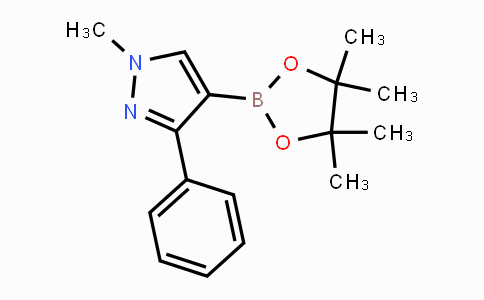 CAS No. 1002334-06-6, 1-Methyl-3-phenyl-4-(4,4,5,5-tetramethyl-1,3,2-dioxaborolan-2-yl)-1H-pyrazole