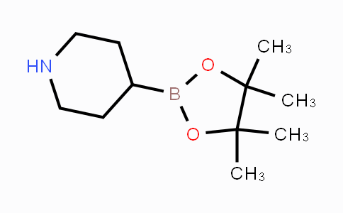CAS No. 1087160-40-4, 4-(4,4,5,5-Tetramethyl-1,3,2-dioxaborolan-2-yl)piperidine