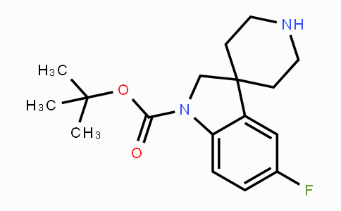 CAS No. 858351-47-0, 1-Boc-5-Fluorospiro[indoline-3,4'-piperidine]