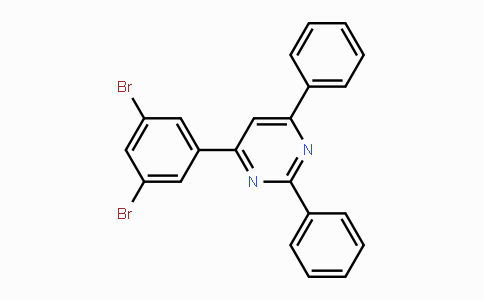 CAS No. 607740-08-9, 4-(3,5-Dibromophenyl)-2,6-diphenylpyrimidine