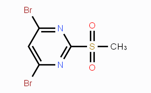 CAS No. 172899-12-6, 4,6-Dibromo-2-(methylsulfonyl)pyrimidine