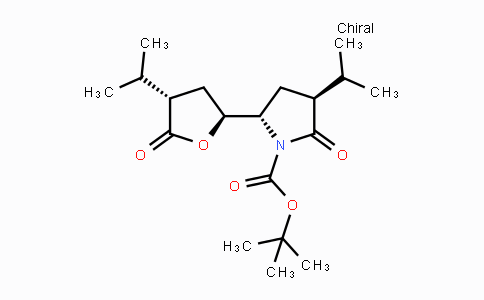 CAS No. 934841-17-5, (3S,5S)-tert-Butyl 3-isopropyl-5-((2S,4S)-4-isopropyl-5-oxotetrahydrofuran-2-yl)-2-oxopyrrolidine-1-carboxylate