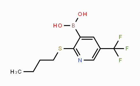 CAS No. 1256345-53-5, (2-(Butylthio)-5-(trifluoromethyl)-pyridin-3-yl)boronic acid