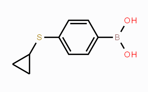 CAS No. 411229-80-6, (4-(Cyclopropylthio)phenyl)boronic acid