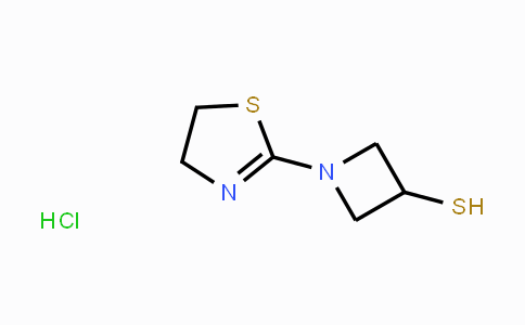 CAS No. 179337-57-6, 1-(4,5-Dihydrothiazol-2-yl)azetidine-3-thiol hydrochloride