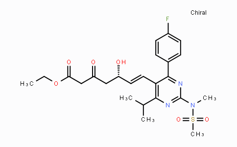 CAS No. 901765-36-4, (S,E)-Ethyl 7-(4-(4-fluorophenyl)-6-isopropyl-2-(N-methylmethylsulfonamido)pyrimidin-5-yl)-5-hydroxy-3-oxohept-6-enoate