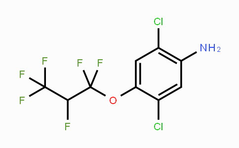 CAS No. 103015-84-5, 2,5-Dichloro-4-(1,1,2,3,3,3-hexafluoropropoxy)aniline