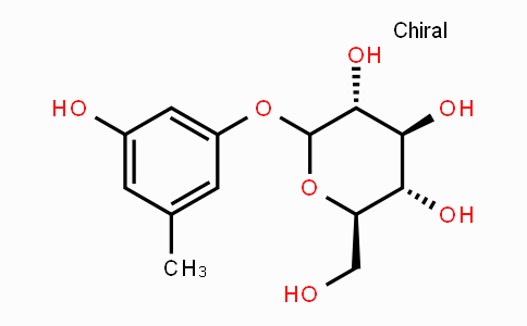 CAS No. 21082-33-7, (3R,4S,5S,6R)-2-(3-Hydroxy-5-methylphenoxy)-6-(hydroxymethyl)tetrahydro-2H-pyran-3,4,5-triol