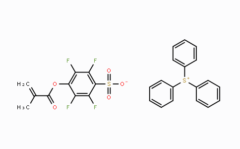 CAS No. 915090-37-8, Triphenylsulfonium 2,3,5,6-tetrafluoro-4-(methacryloyloxy)benzenesulfonate