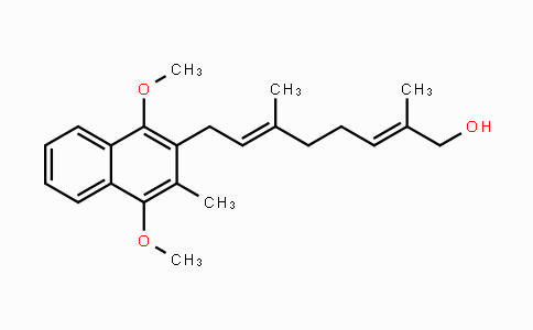 CAS No. 94828-05-4, (2E,6E)-8-(1,4-Dimethoxy-3-methylnaphthalen-2-yl)-2,6-dimethylocta-2,6-dien-1-ol