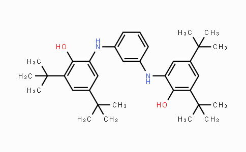 CAS No. 2951-81-7, 6,6'-(1,3-Phenylenebis(azanediyl))-bis(2,4-di-tert-butylphenol)