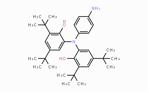 CAS No. 4810-23-5, 6,6'-((4-Aminophenyl)azanediyl)-bis(2,4-di-tert-butylphenol)