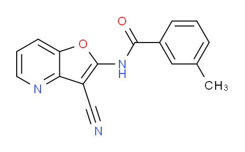 866049-44-7 | N-{3-cyanofuro[3,2-b]pyridin-2-yl}-3-methylbenzamide