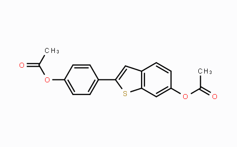 CAS No. 84449-63-8, 4-(6-Acetoxybenzo[b]thiophen-2-yl)phenyl acetate