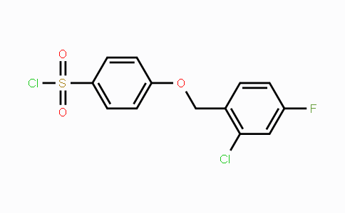 CAS No. 1036509-25-7, 4-((2-Chloro-4-fluorobenzyl)oxy)-benzene-1-sulfonyl chloride