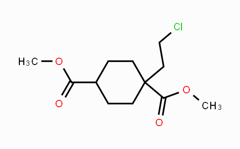 CAS No. 106004-06-2, Dimethyl 1-(2-chloroethyl)cyclohexane-1,4-dicarboxylate