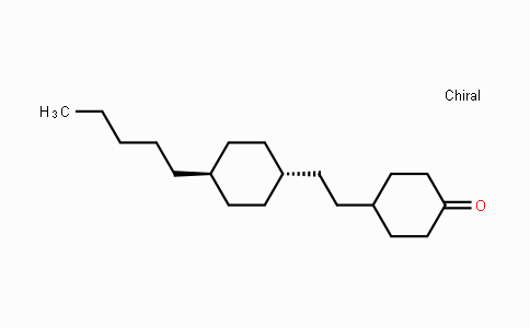 CAS No. 121040-08-2, trans-4-[2-(4-Pentylcyclohexyl)ethyl]cyclohexanone