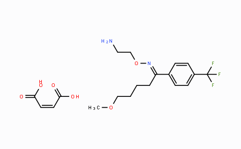 CAS No. 61718-82-9, (E)-5-Methoxy-1-(4-(trifluoromethyl)phenyl)pentan-1-one O-(2-aminoethyl) oxime maleate