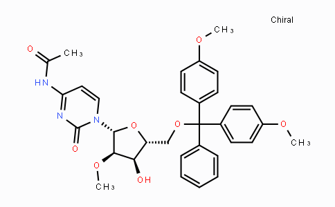 CAS No. 199593-08-3, N-Acetyl-5'-O-[bis(4-methoxyphenyl)-phenylmethyl]-2'-O-methyl-cytidine
