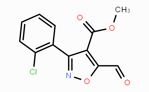 CAS No. 682352-78-9, Methyl 3-(2-chlorophenyl)-5-formylisoxazole-4-carboxylate