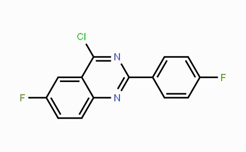 CAS No. 885277-32-7, 4-Chloro-6-fluoro-2-(4-fluorophenyl)quinazoline