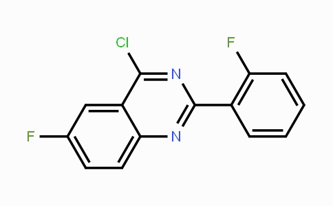 CAS No. 885277-50-9, 4-Chloro-6-fluoro-2-(2-fluorophenyl)quinazoline