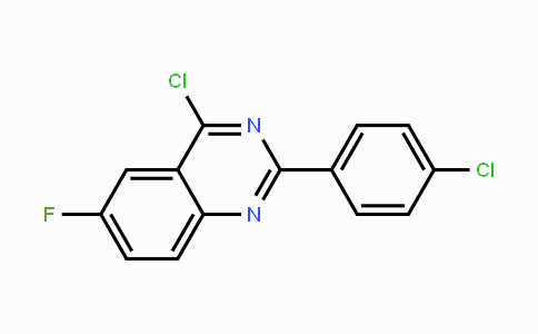 CAS No. 885277-63-4, 4-Chloro-2-(4-chlorophenyl)-6-fluoroquinazoline