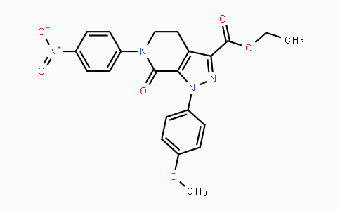 CAS No. 536759-91-8, Ethyl 1-(4-methoxyphenyl)-6-(4-nitrophenyl)-7-oxo-4,5,6,7-tetrahydro-1H-pyrazolo[3,4-c]pyridine-3-carboxylate