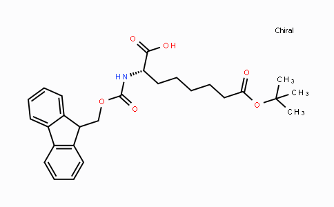 CAS No. 276869-41-1, (S)-2-((((9H-Fluoren-9-yl)methoxy)carbonyl)-amino)-8-(tert-butoxy)-8-oxooctanoic acid