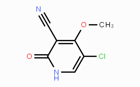 CAS No. 147619-40-7, 5-Chloro-4-methoxy-2-oxo-1,2-dihydropyridine-3-carbonitrile