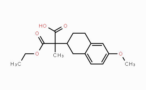 CAS No. 1225228-89-6, 3-Ethoxy-2-(6-methoxy-1,2,3,4-tetrahydronaphthalen-2-yl)-2-methyl-3-oxopropanoic acid