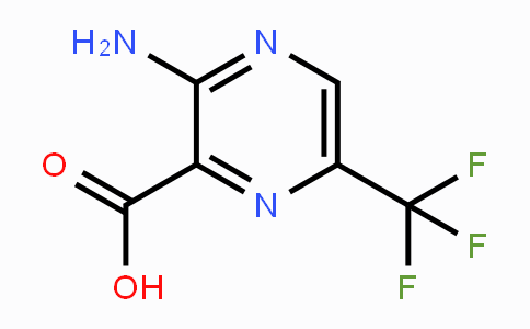 CAS No. 1996-45-8, 3-Amino-6-(trifluoromethyl)-pyrazine-2-carboxylic acid