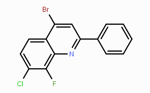 CAS No. 867164-98-5, 4-Bromo-7-chloro-8-fluoro-2-phenylquinoline