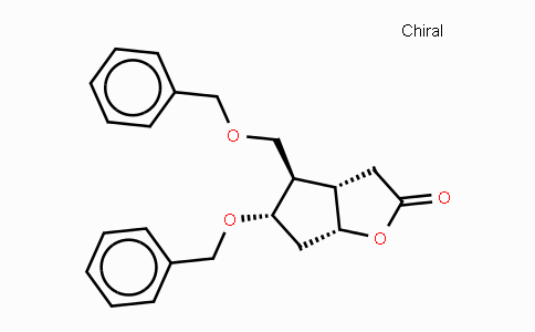 CAS No. 114826-79-8, (3AS,4R,5S,6aR)-5-(Benzyloxy)-4-((benzyloxy)methyl)-hexahydro-2H-cyclopenta[b]furan-2-one