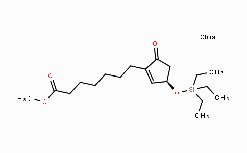 CAS No. 118456-54-5, (R)-Methyl 7-(5-oxo-3-((triethylsilyl)-oxy)cyclopent-1-en-1-yl)heptanoate