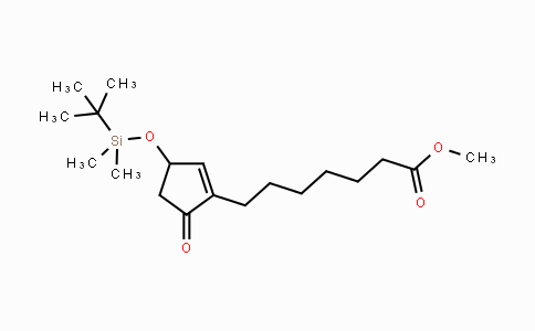 CAS No. 161978-56-9, Methyl 7-(3-((tert-butyldimethylsilyl)oxy)-5-oxocyclopent-1-en-1-yl)heptanoate
