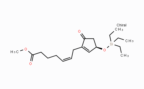 CAS No. 220328-59-6, (R,Z)-Methyl 7-(5-oxo-3-((triethylsilyl)-oxy)cyclopent-1-en-1-yl)hept-5-enoate