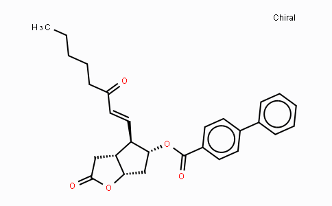 CAS No. 31753-00-1, (3AR,4R,5R,6aS)-2-Oxo-4-((E)-3-oxooct-1-en-1-yl)hexahydro-2H-cyclopenta[b]furan-5-yl [1,1'-biphenyl]-4-carboxylate